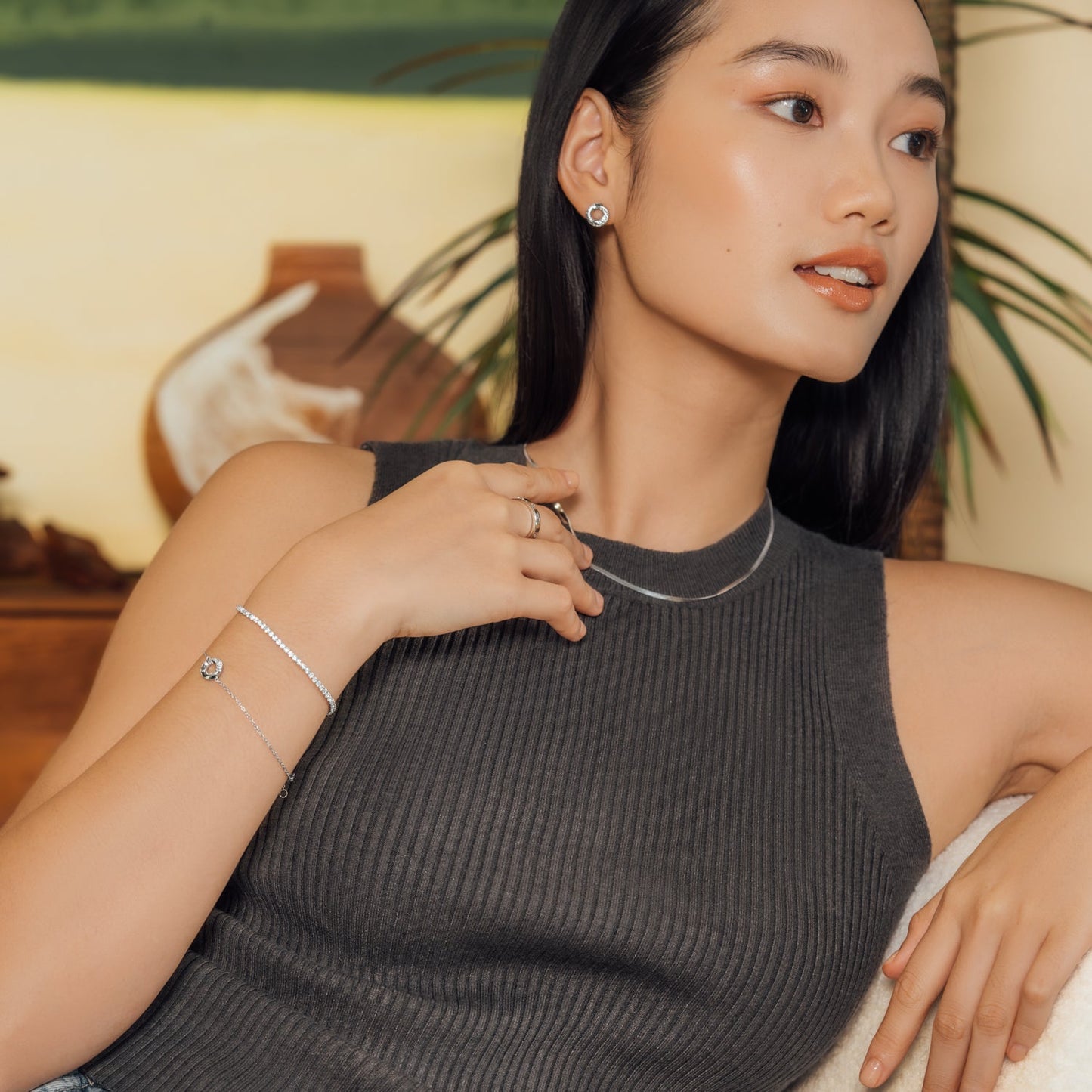 Silver Tennis Bracelet