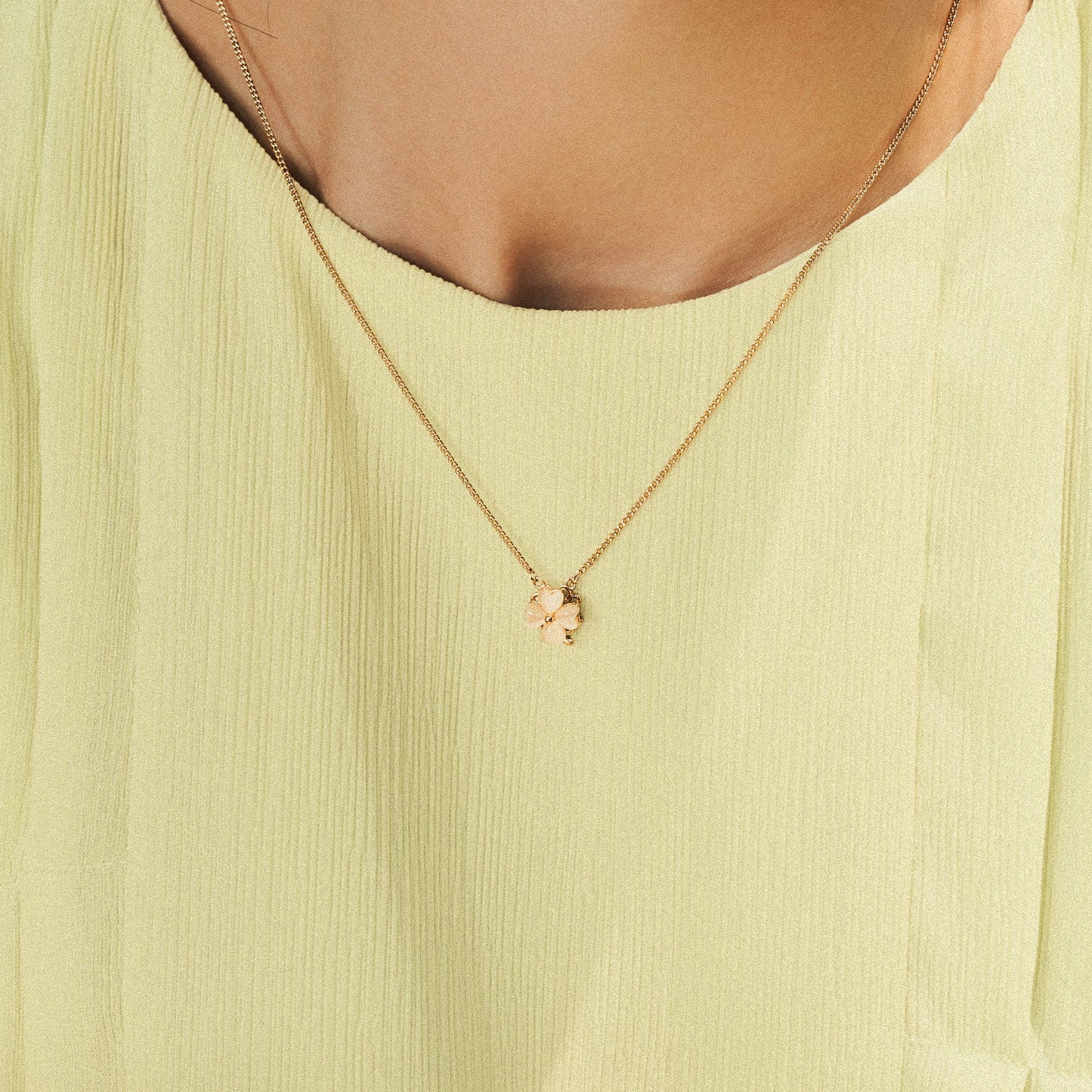 Gold Lucky Swivel Necklace