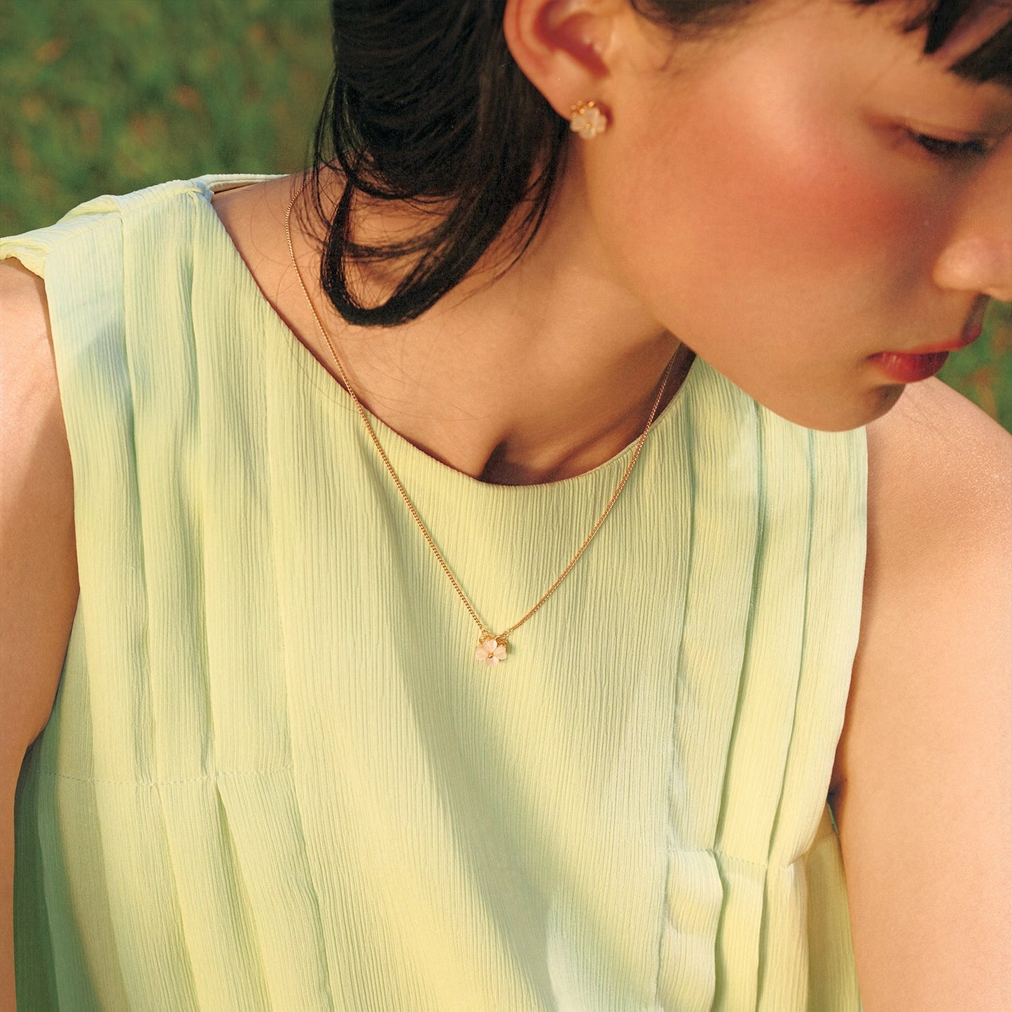 Gold Lucky Swivel Necklace