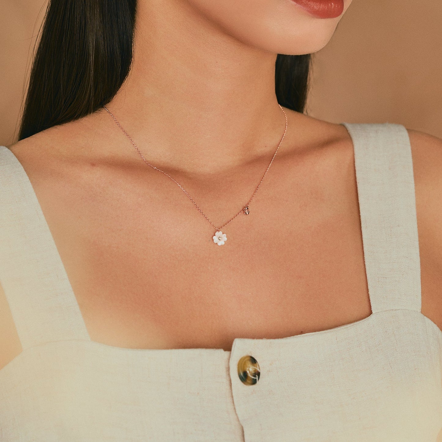 Rose Gold Fortuna Necklace