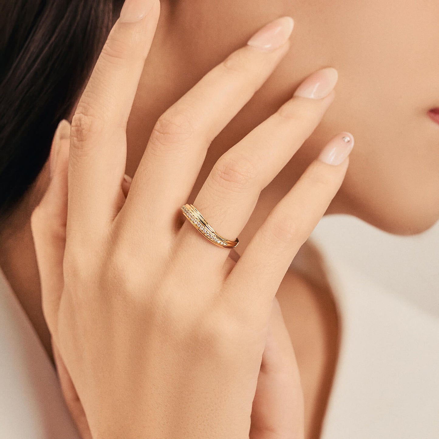Gold Demi Ring