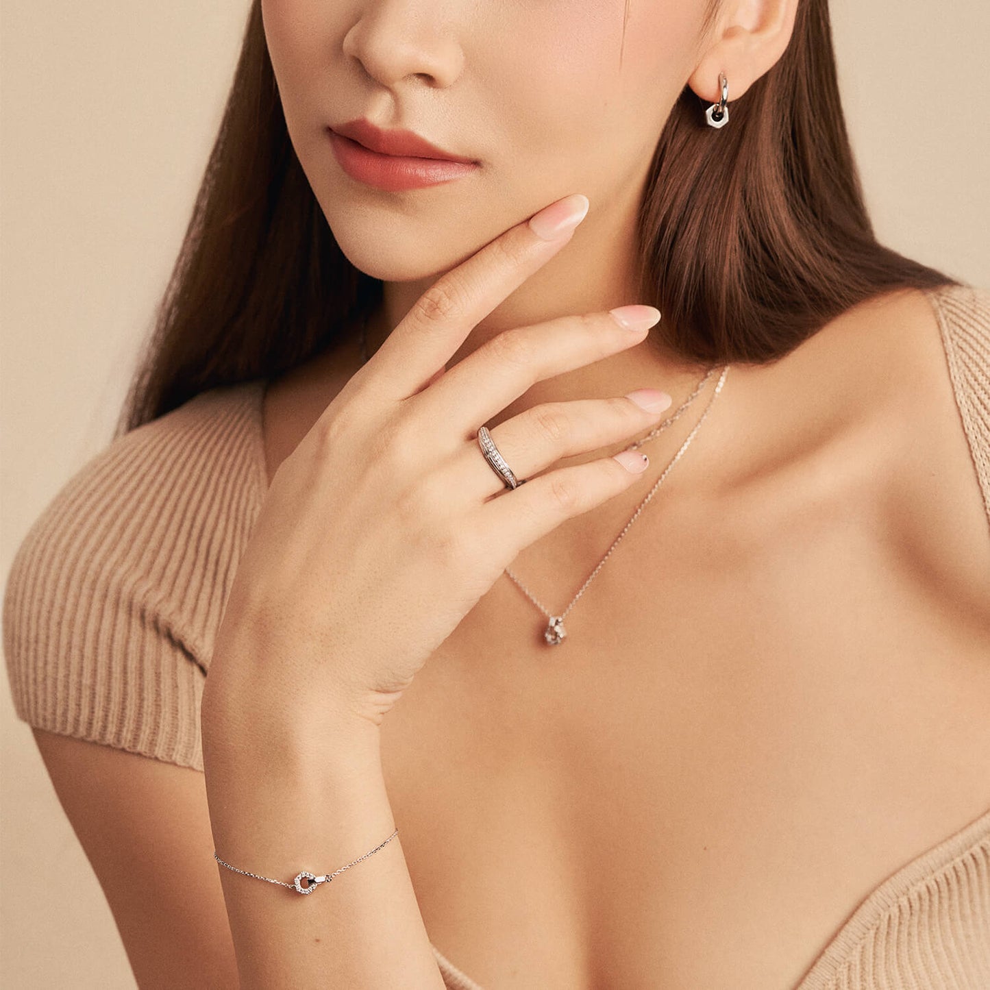 Silver Demi Ring