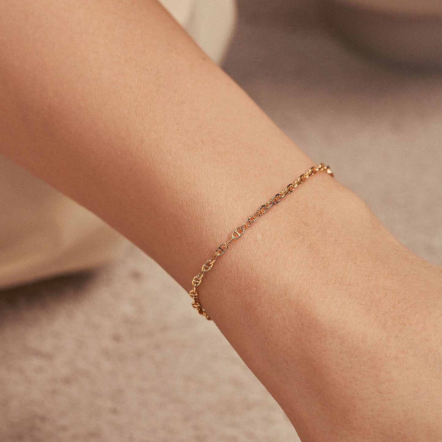 Gold Mariner Chain Bracelet