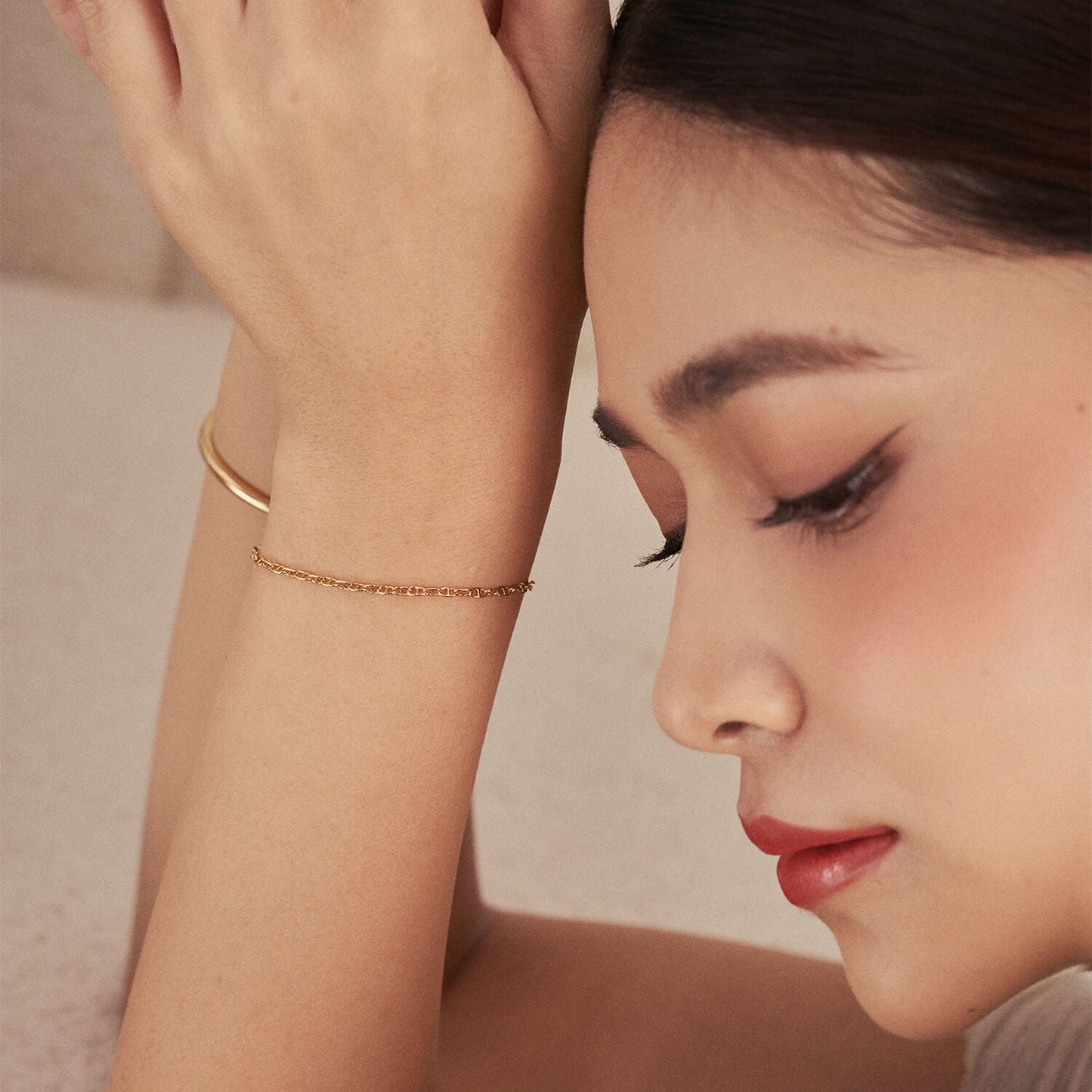 Gold Mariner Chain Bracelet