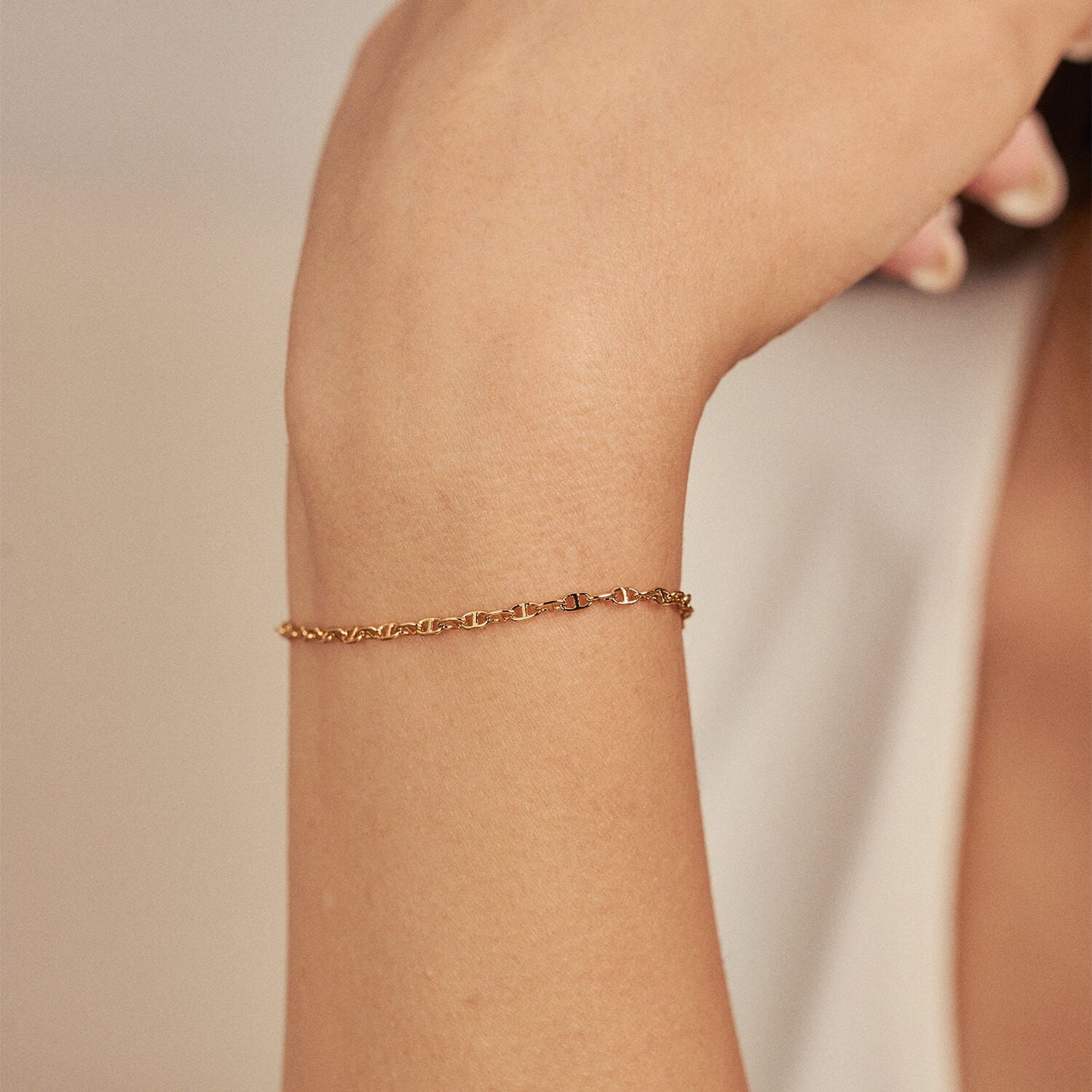 Gold Mariner Chain Bracelet