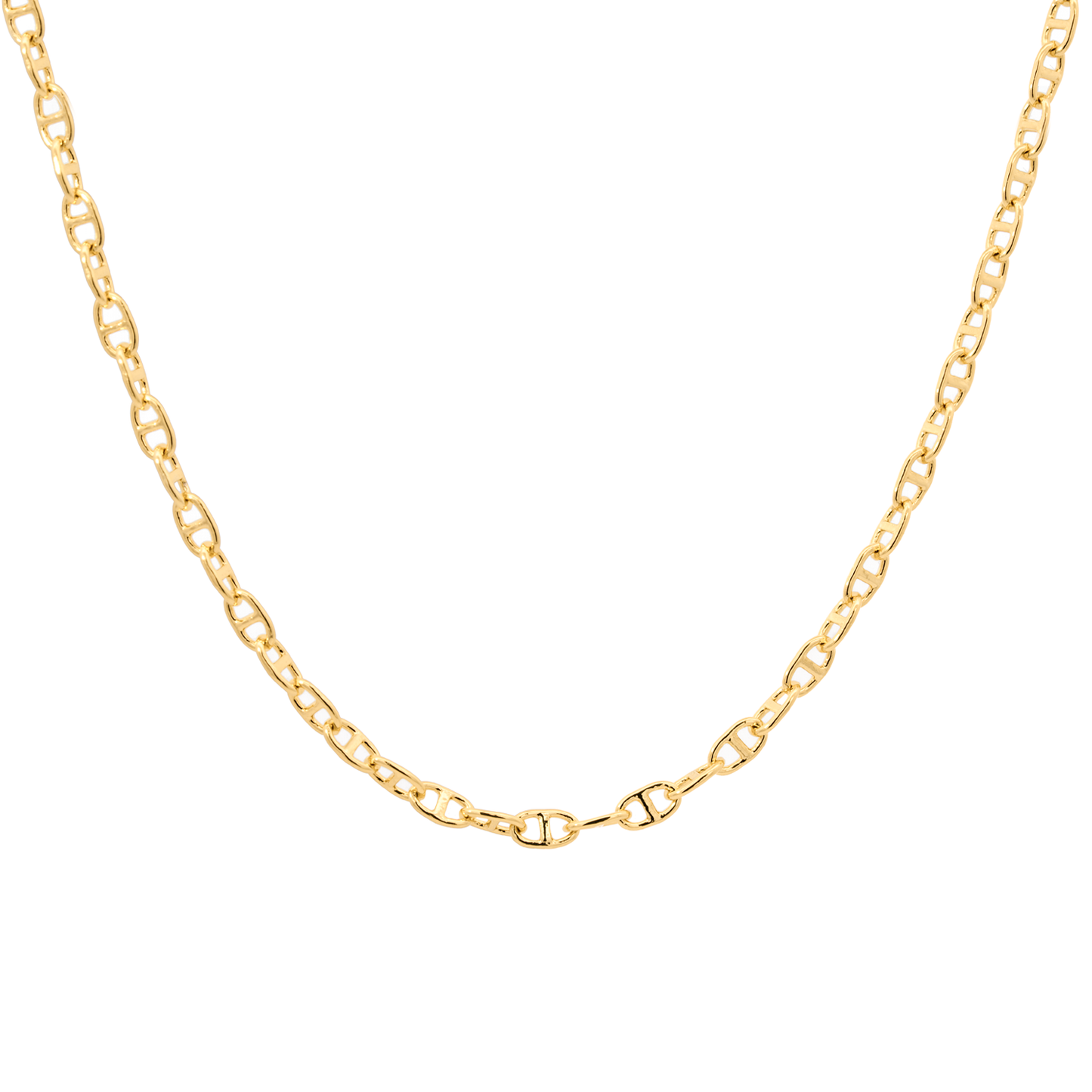 Gold Mariner Chain Necklace