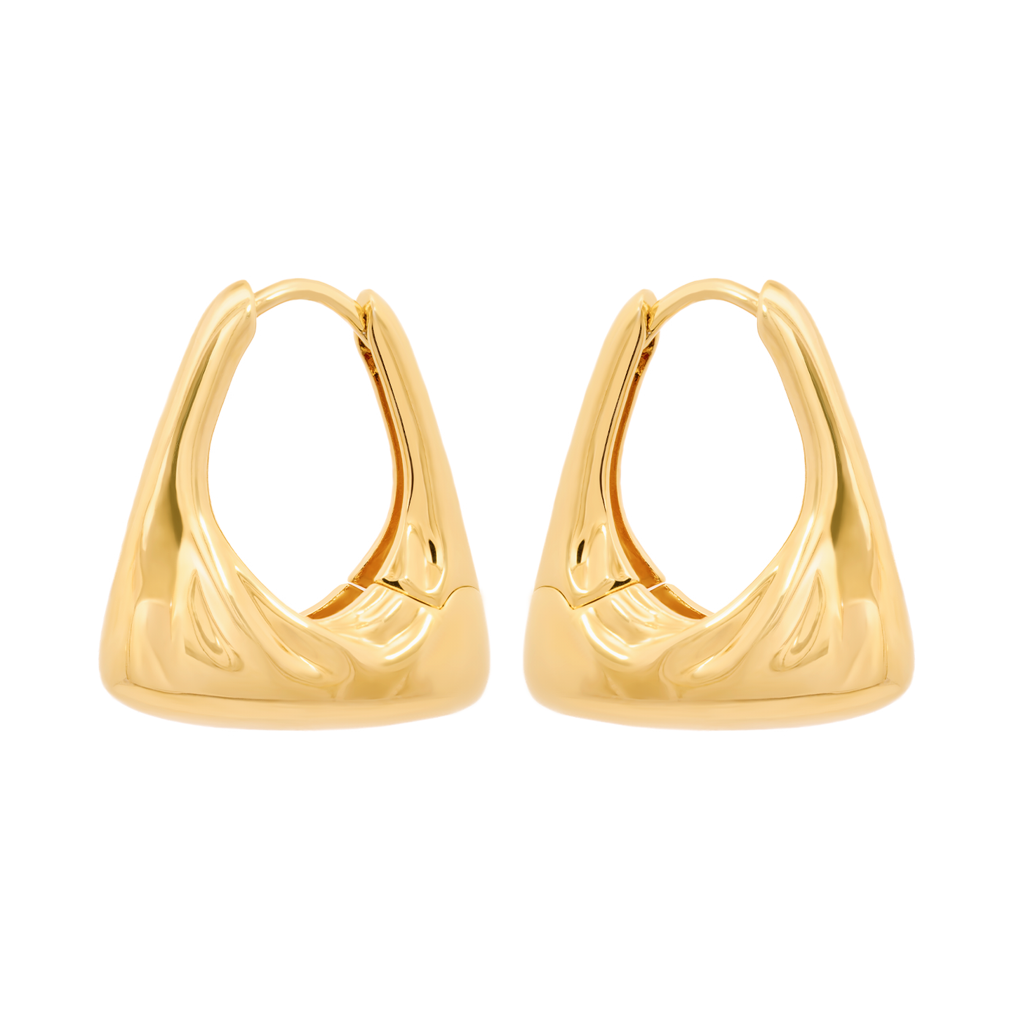 Gold Tetra Earrings