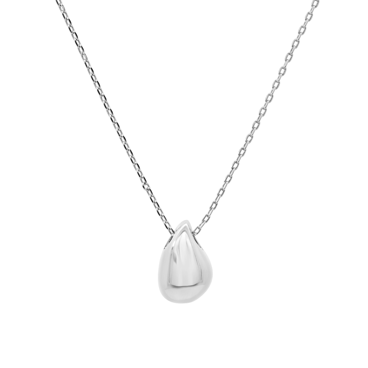 Silver Dewdrop Necklace