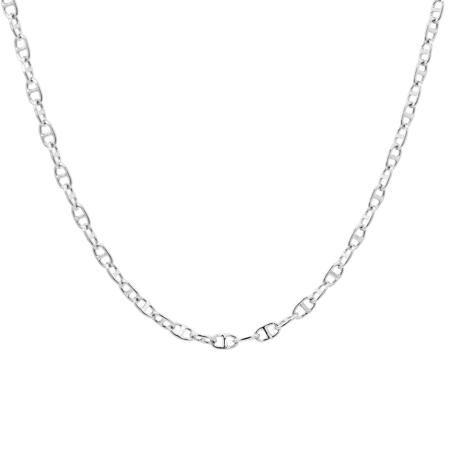 Silver Mariner Chain Necklace