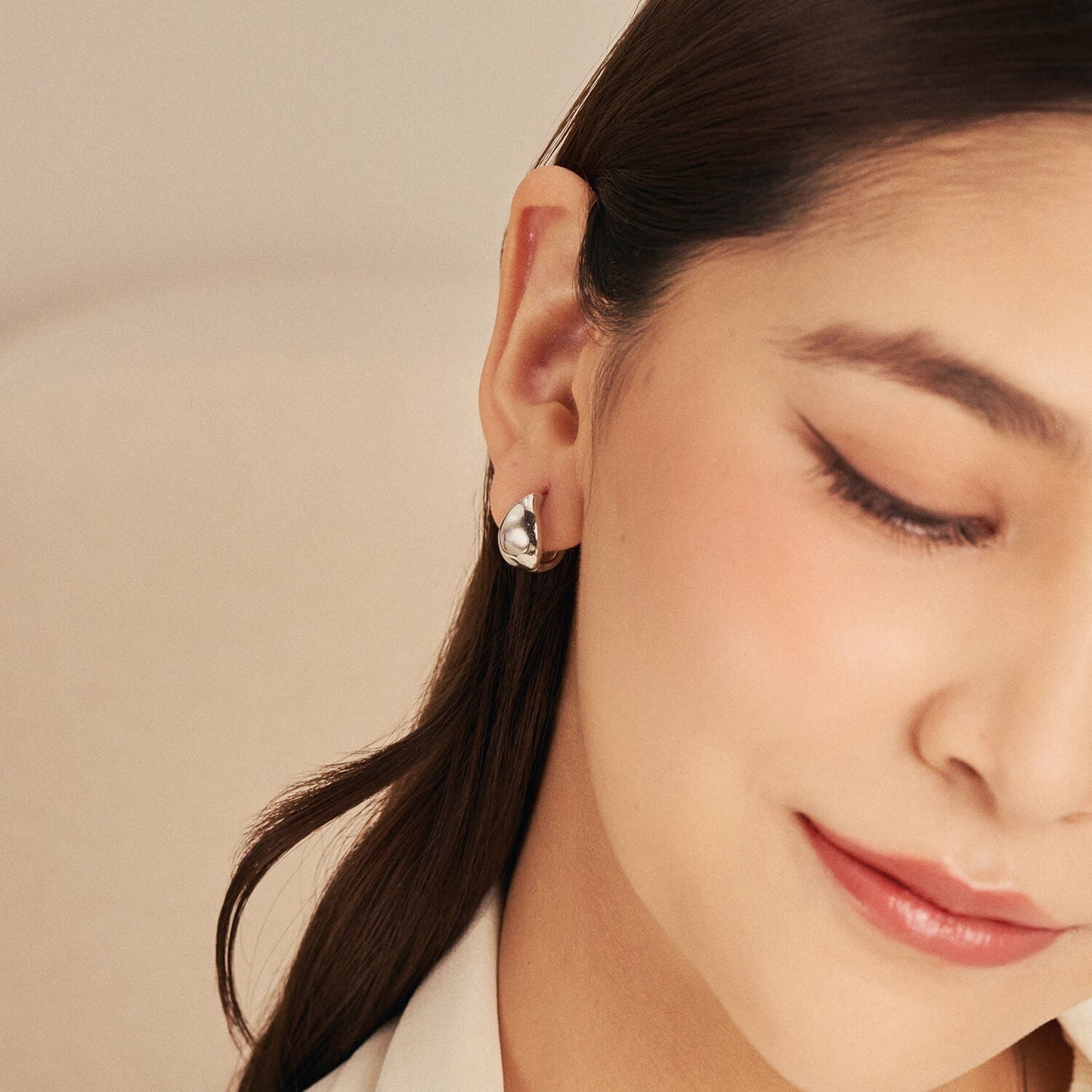 Silver Dewdrop Earrings