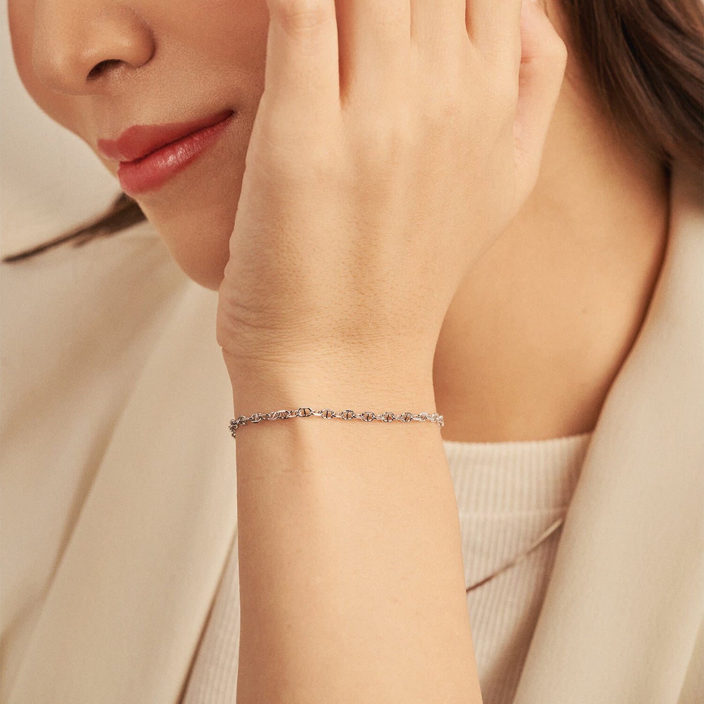 Silver Mariner Chain Bracelet