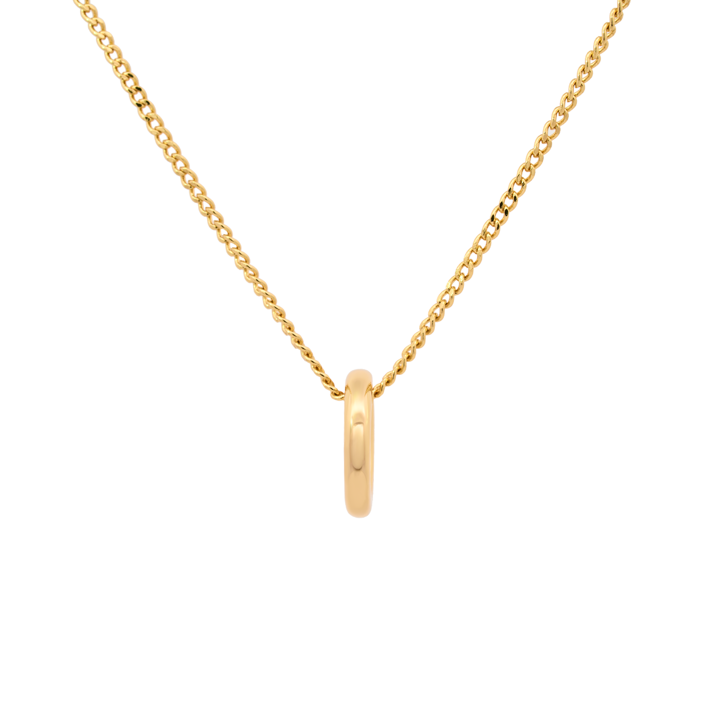 Gold Alex Charm Necklace