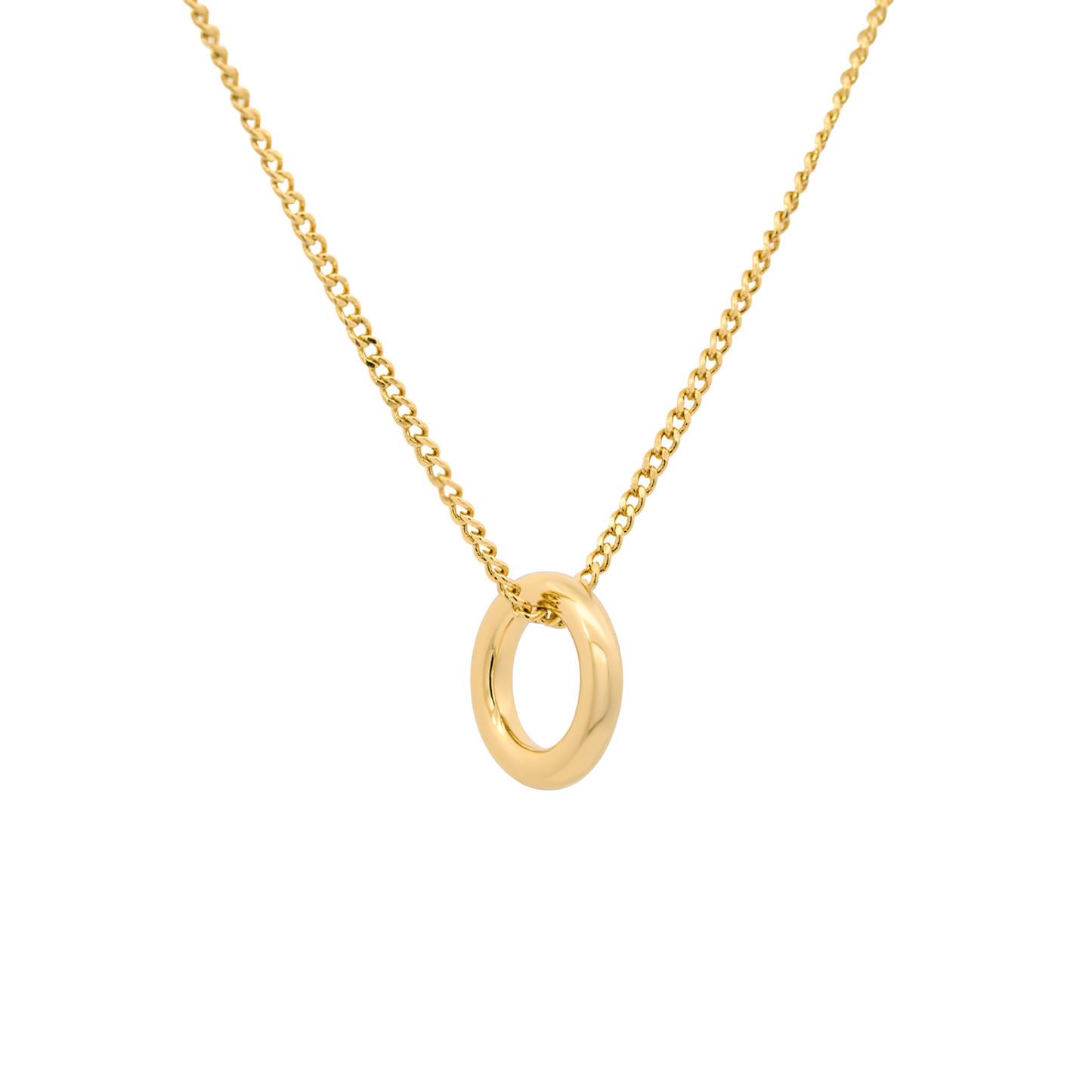 Gold Alex Charm Necklace