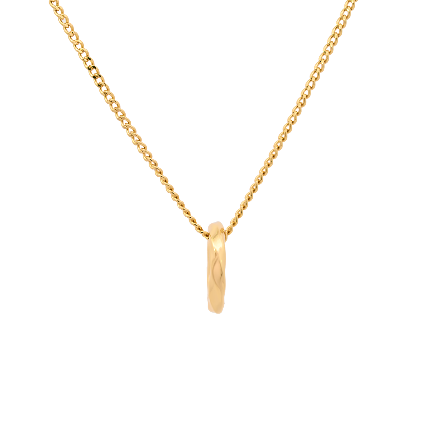 Gold Rumi Charm Necklace