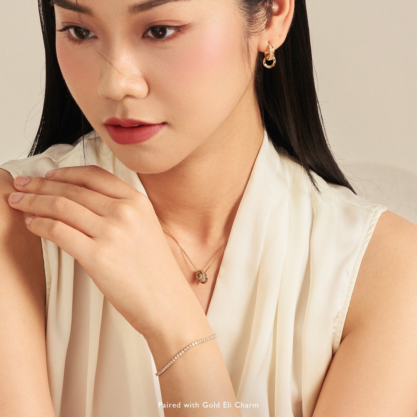 Gold Alex Charm Necklace