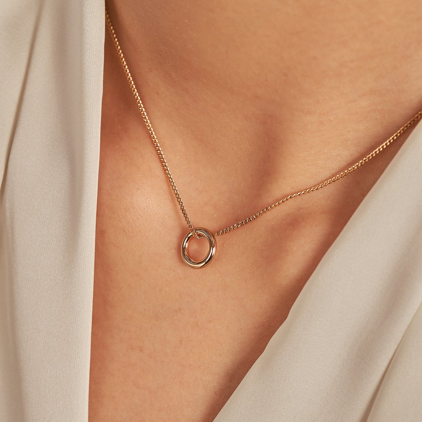 Gold Alex Charm Necklace