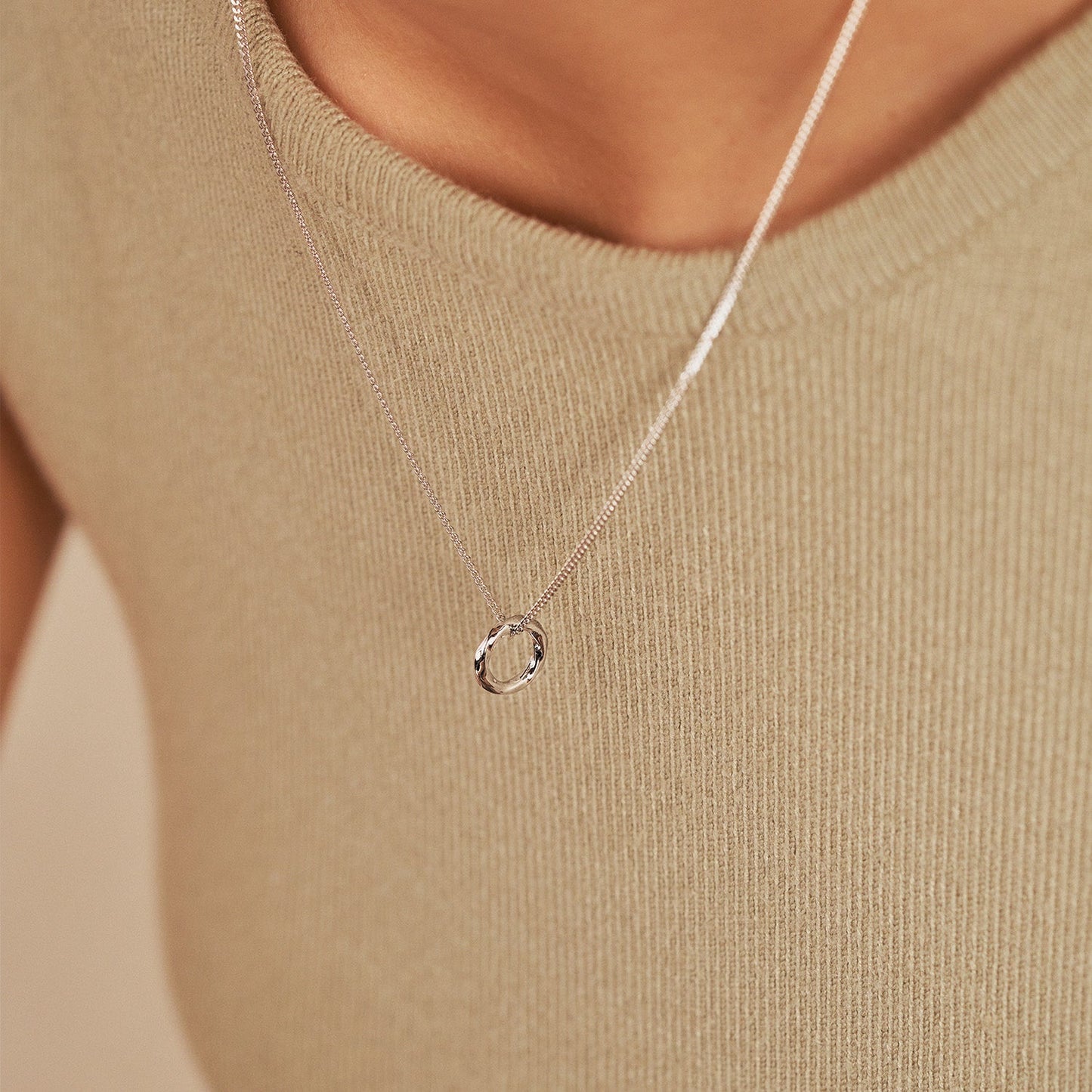 Silver Rumi Charm Necklace