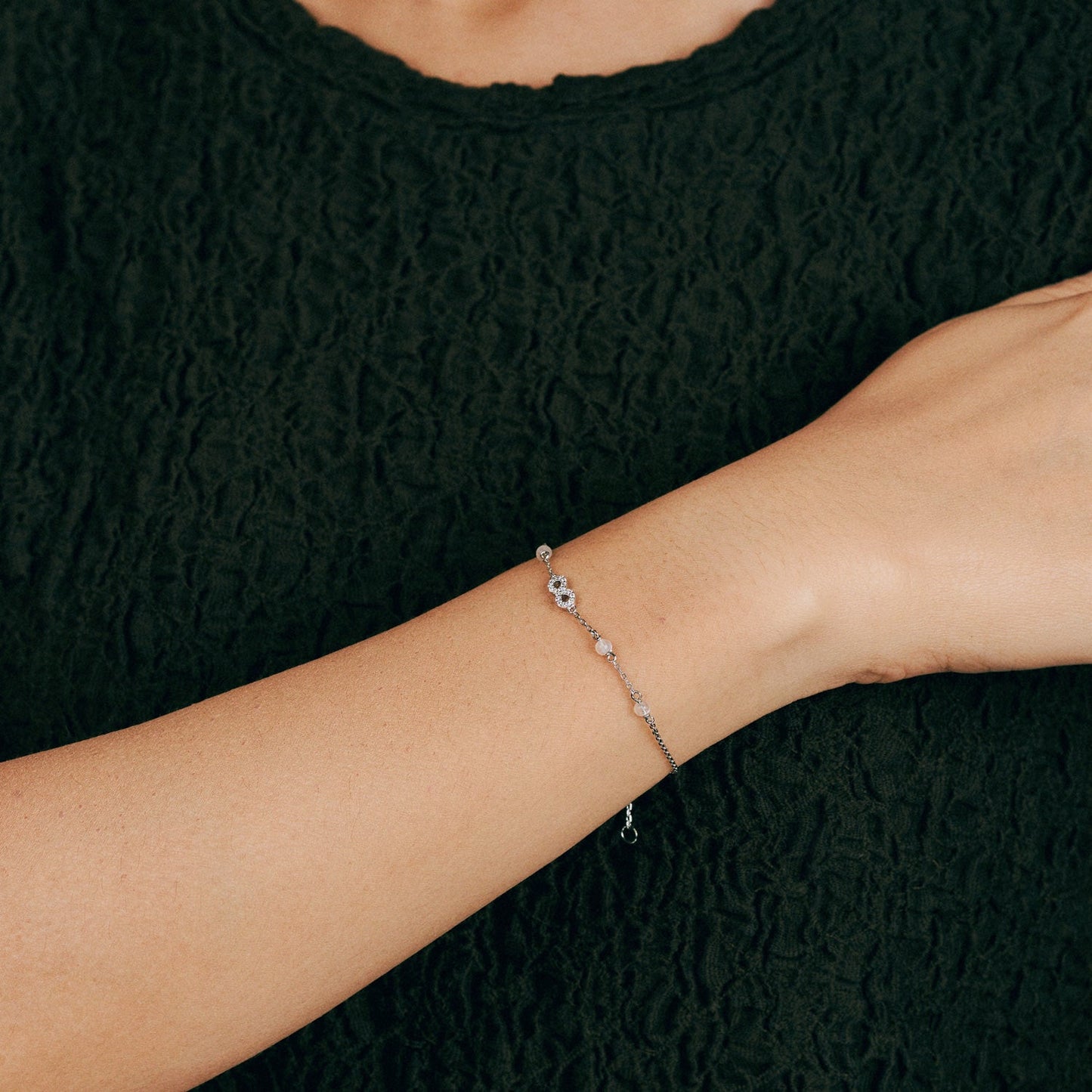 Silver Harmony Bracelet (Moonstone)