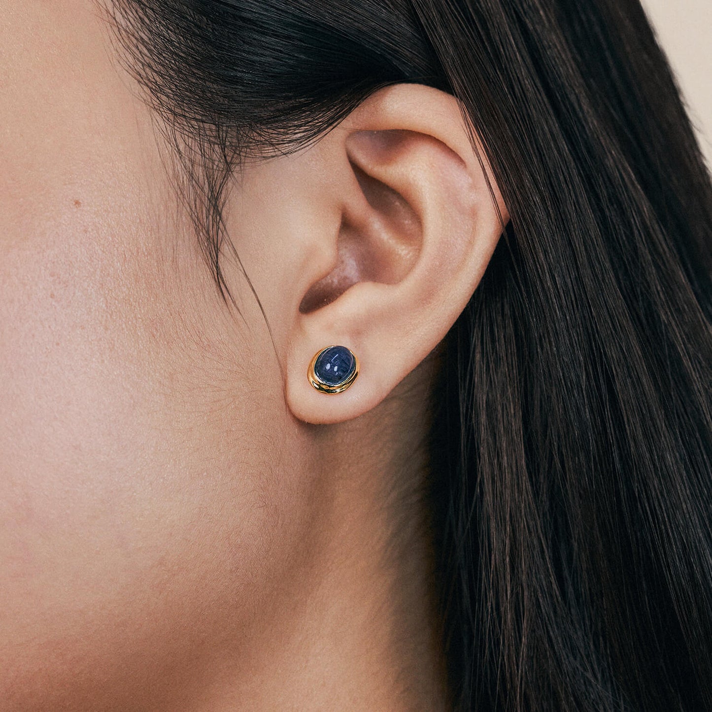 Gold Halo Studs