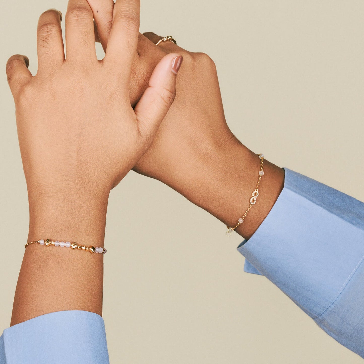 Gold Harmony Bracelet (Moonstone)