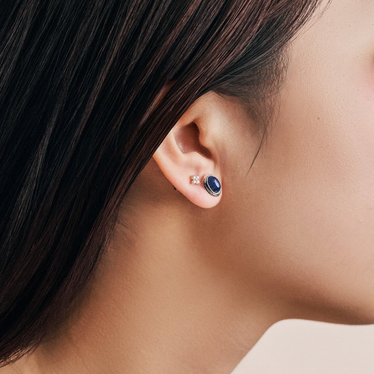 Silver Halo Studs