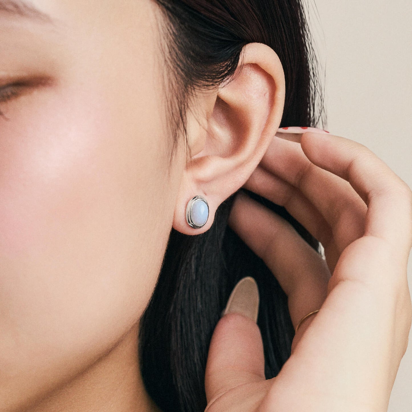 Silver Halo Studs