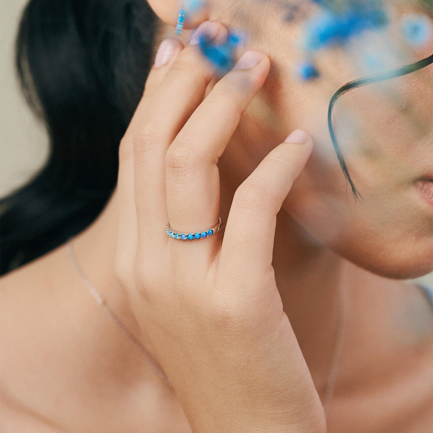 Silver Oceana Ring