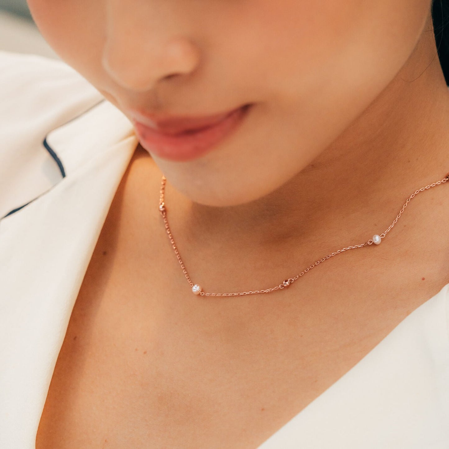 Rose Gold Marina Necklace