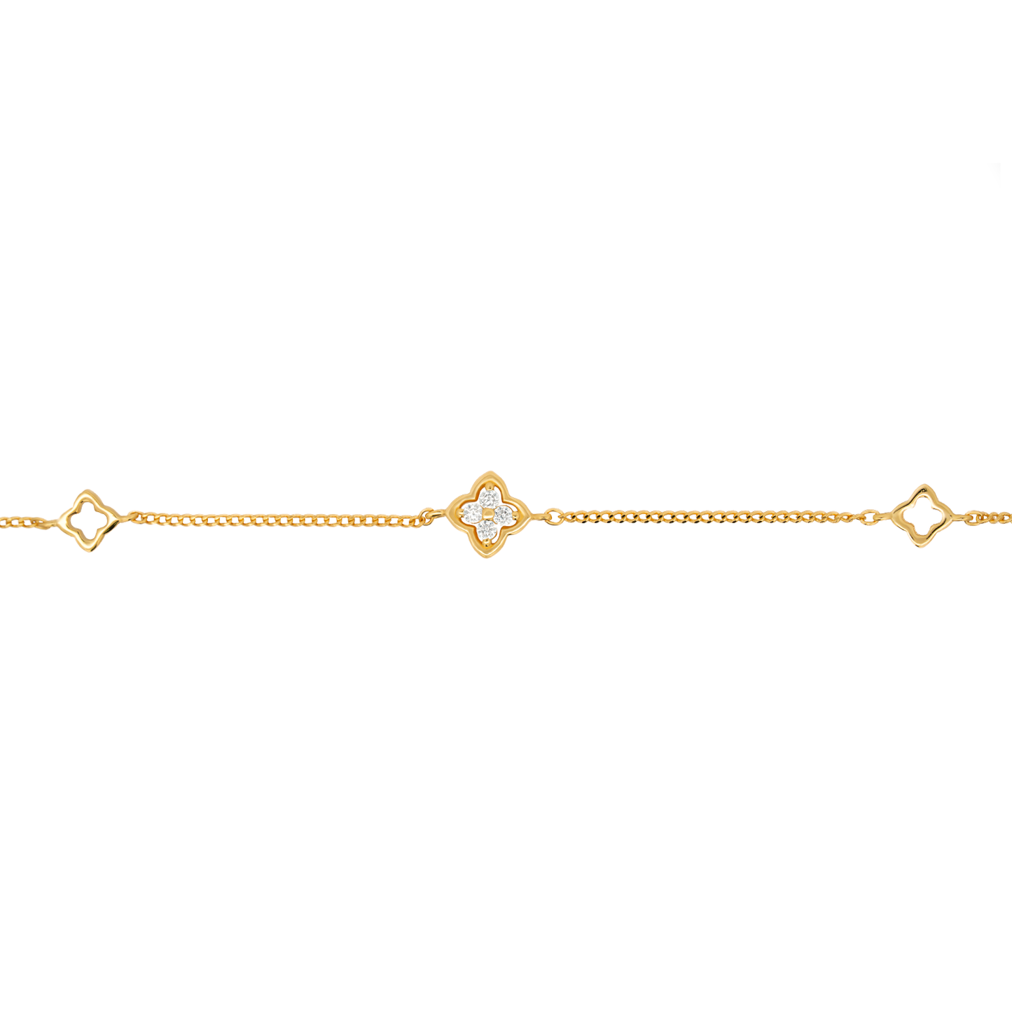 Gold Flourish Bracelet