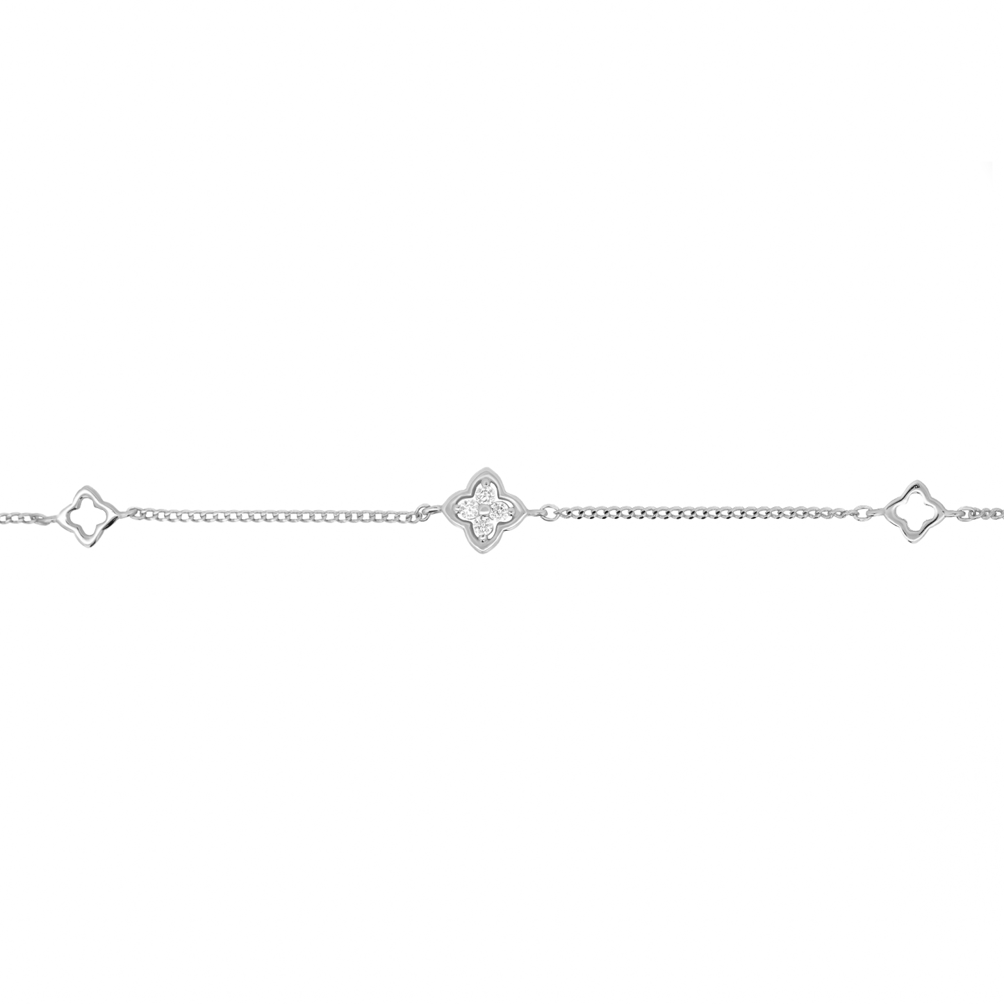 Silver Flourish Bracelet