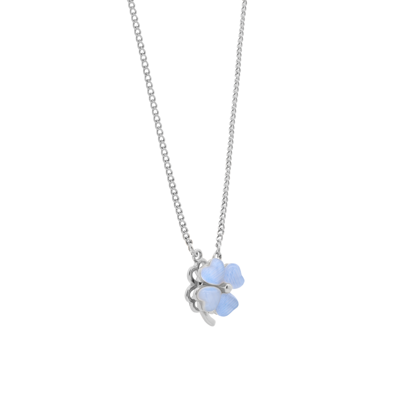 Silver Lucky Swivel Necklace