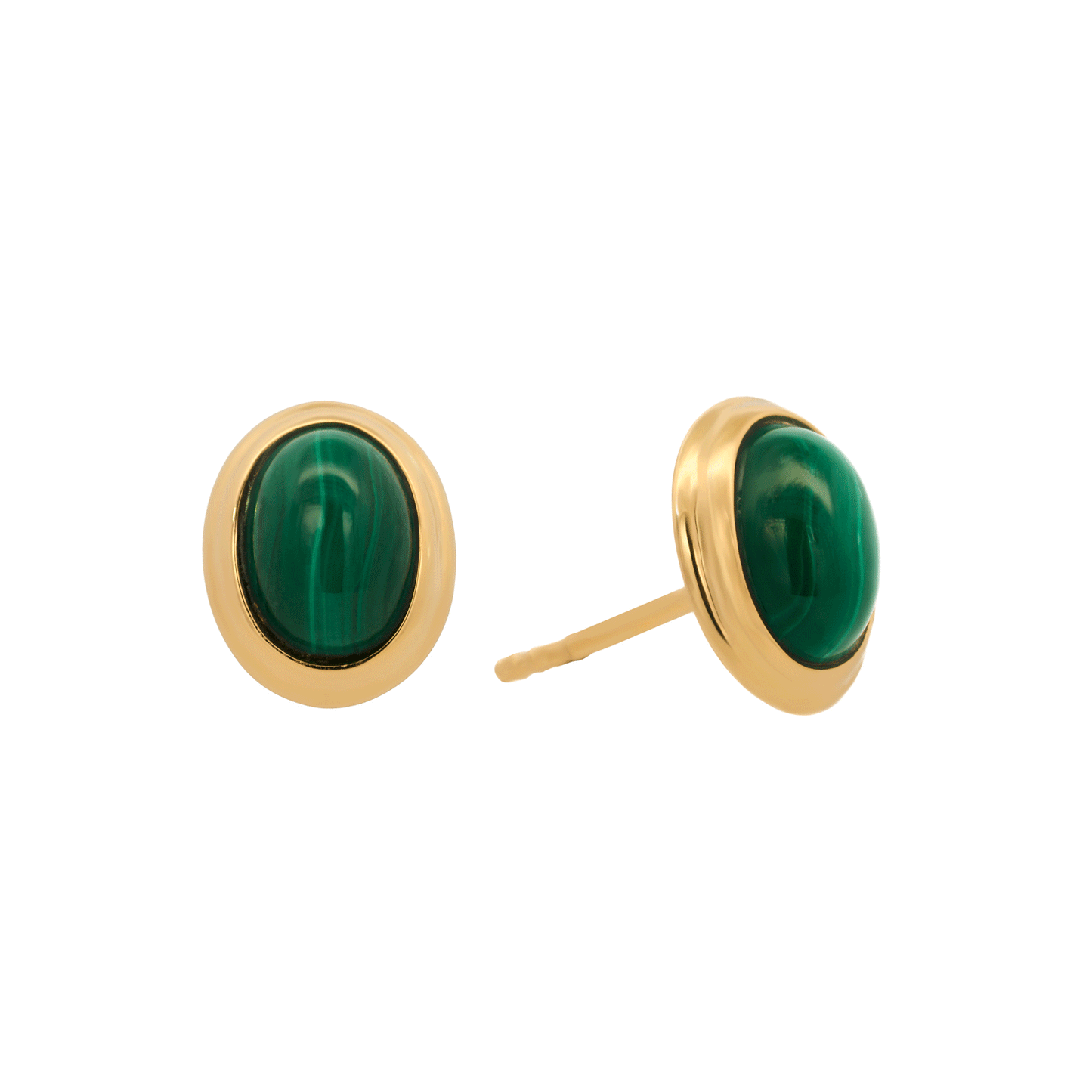 Gold Halo Studs