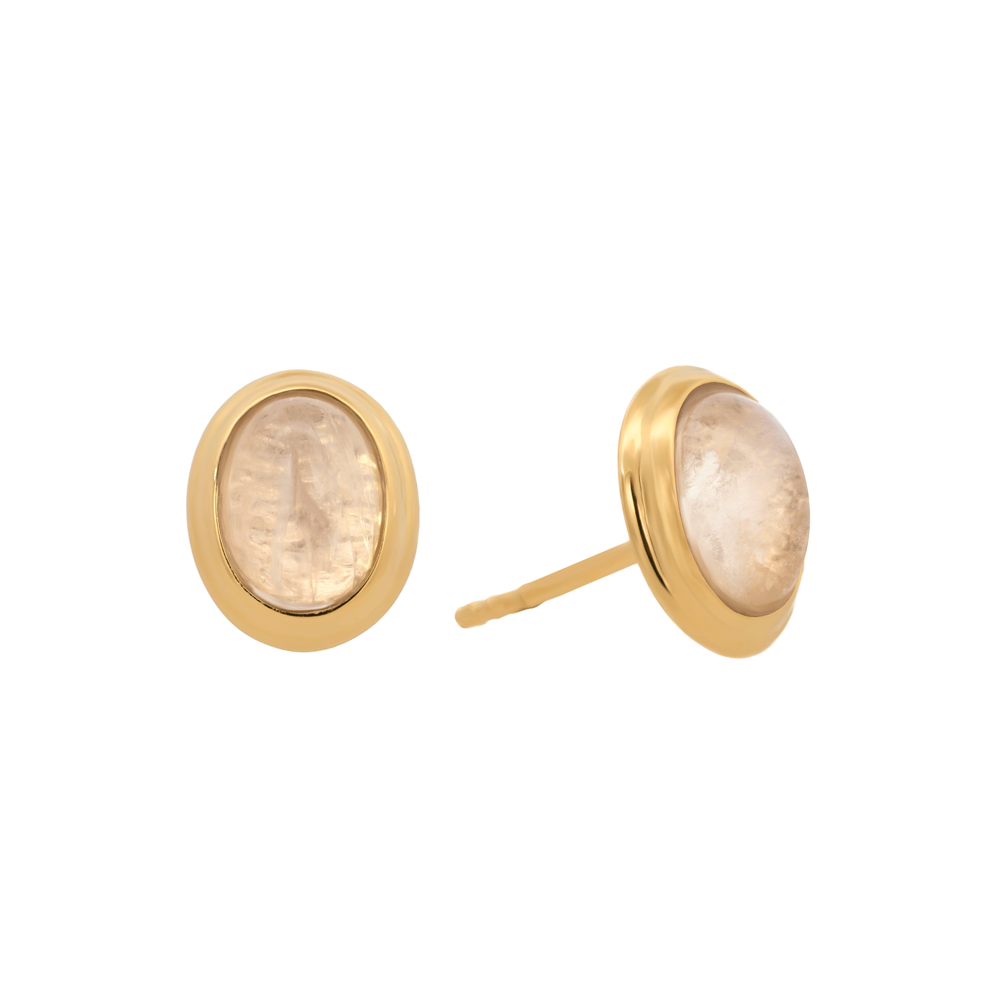 Gold Halo Studs