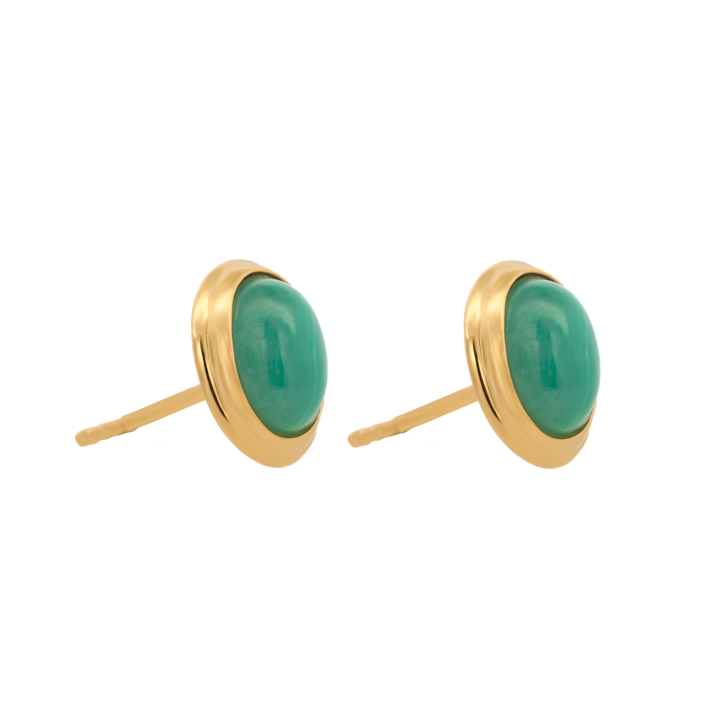 Gold Halo Studs