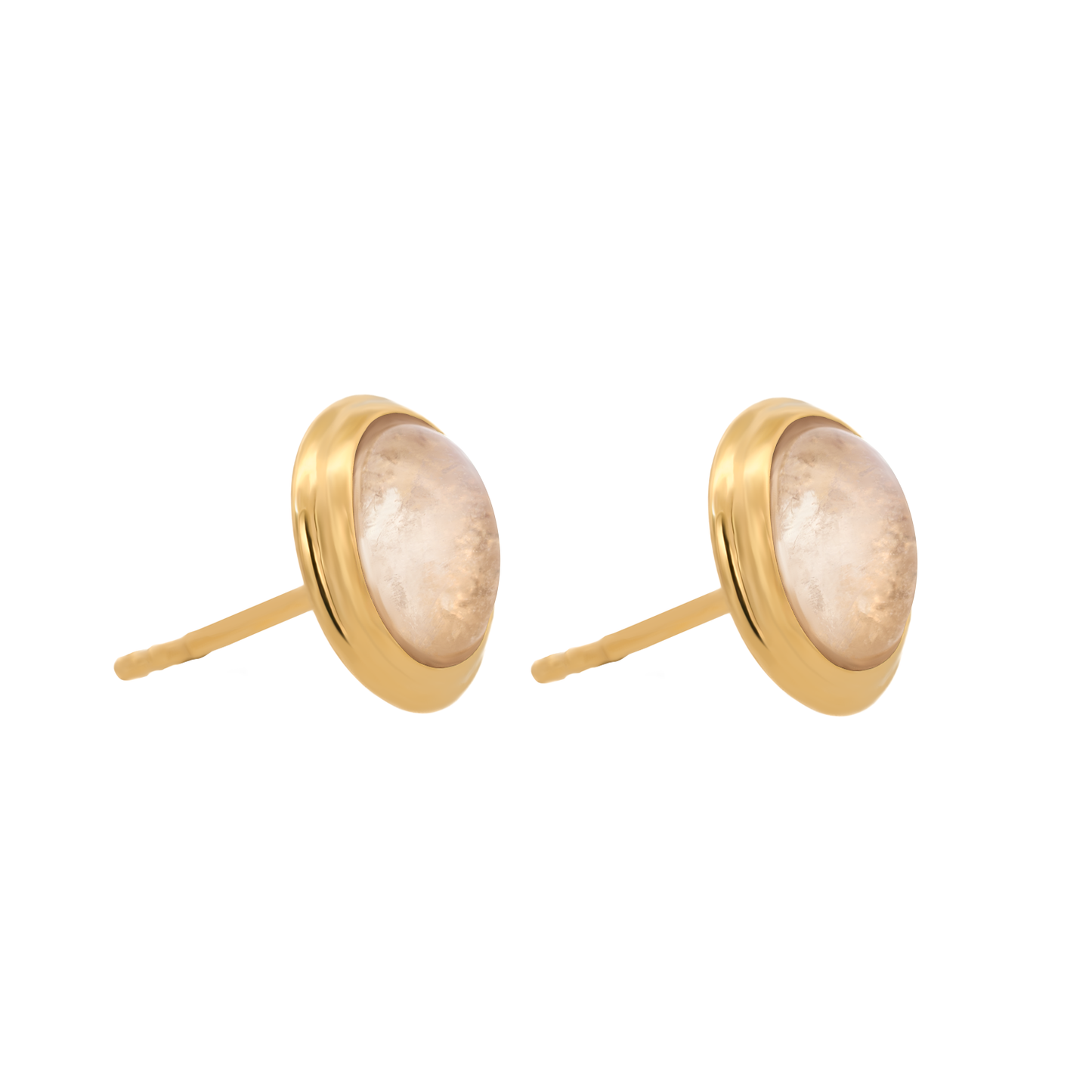 Gold Halo Studs