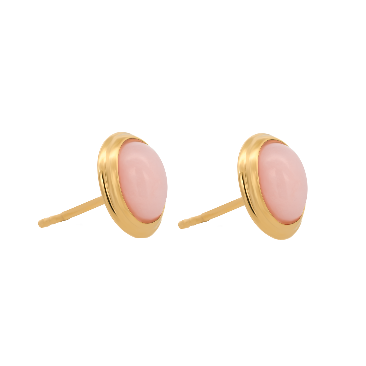 Gold Halo Studs