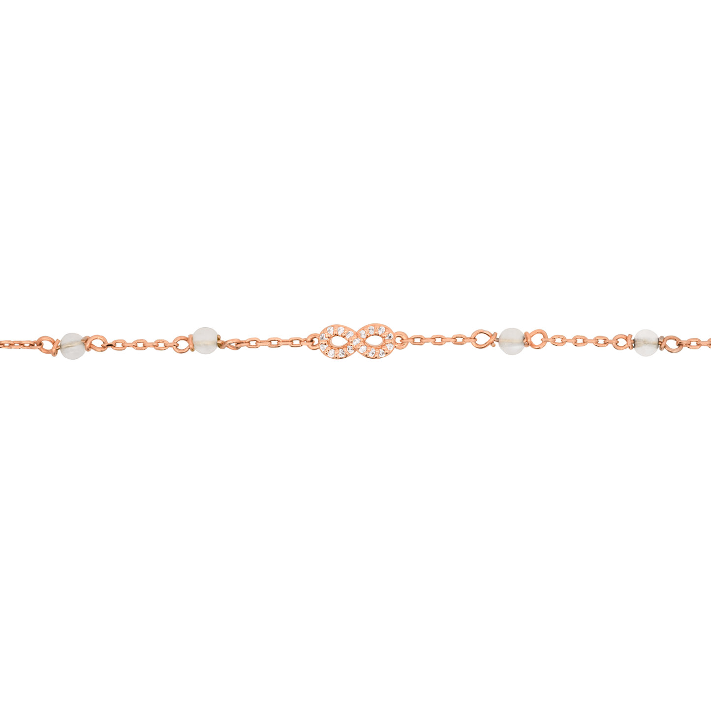 Rose Gold Harmony Bracelet (Moonstone)