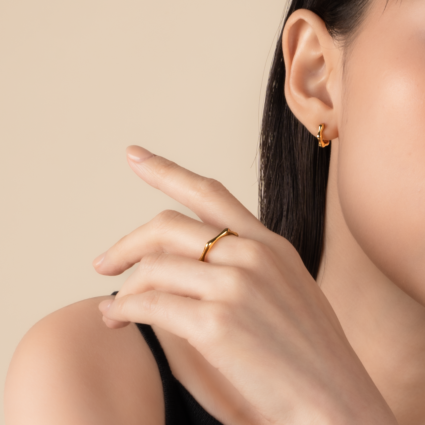 Gold Dominique Ring