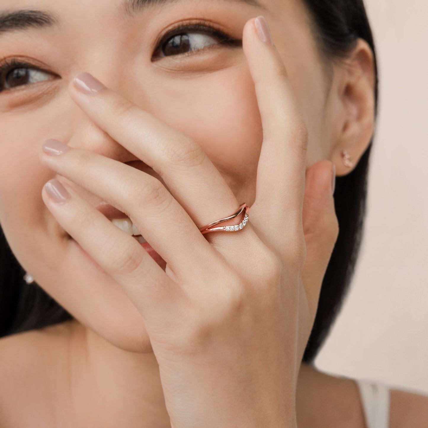 Rose Gold Talia Ring