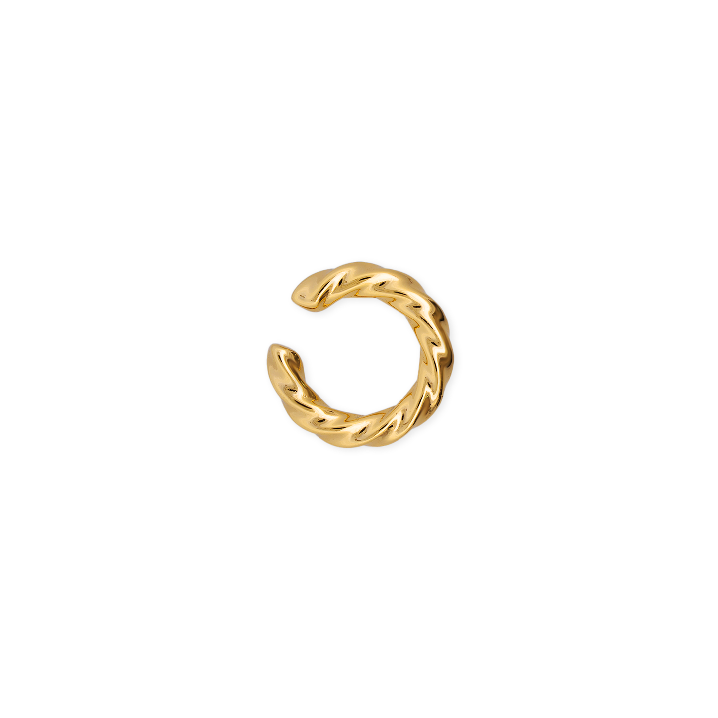 Gold Cruller Ear Cuff