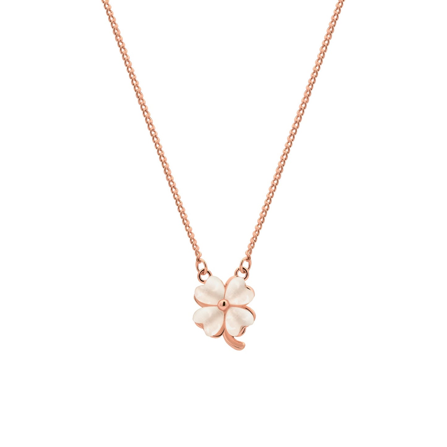 Rose Gold Lucky Swivel Necklace