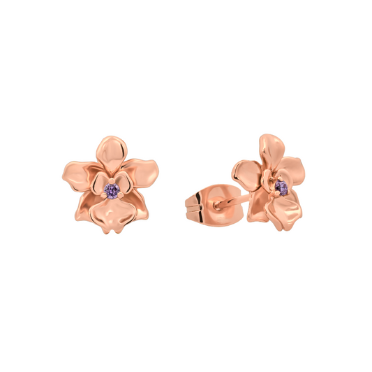 Rose Gold Agnes Studs