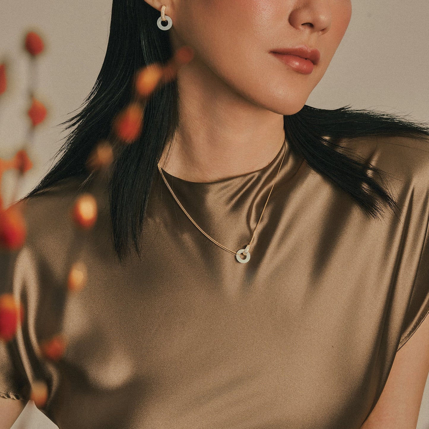 Gold Eternal Necklace