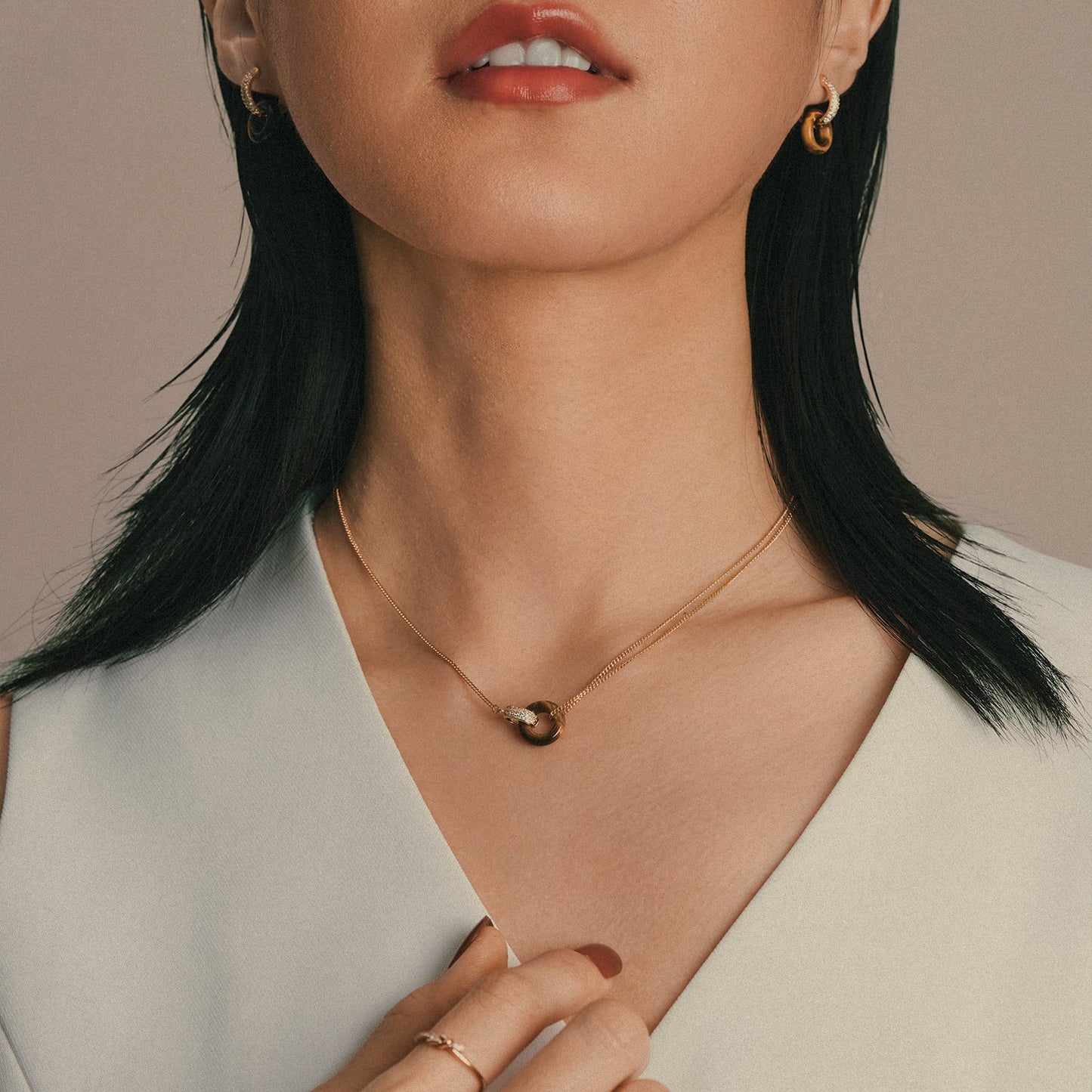 Gold Eternal Necklace