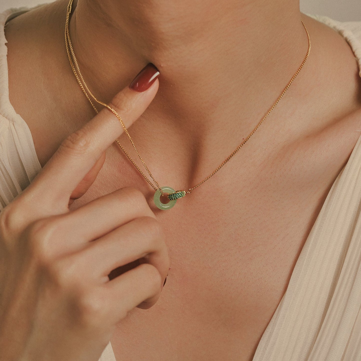 Gold Eternal Necklace