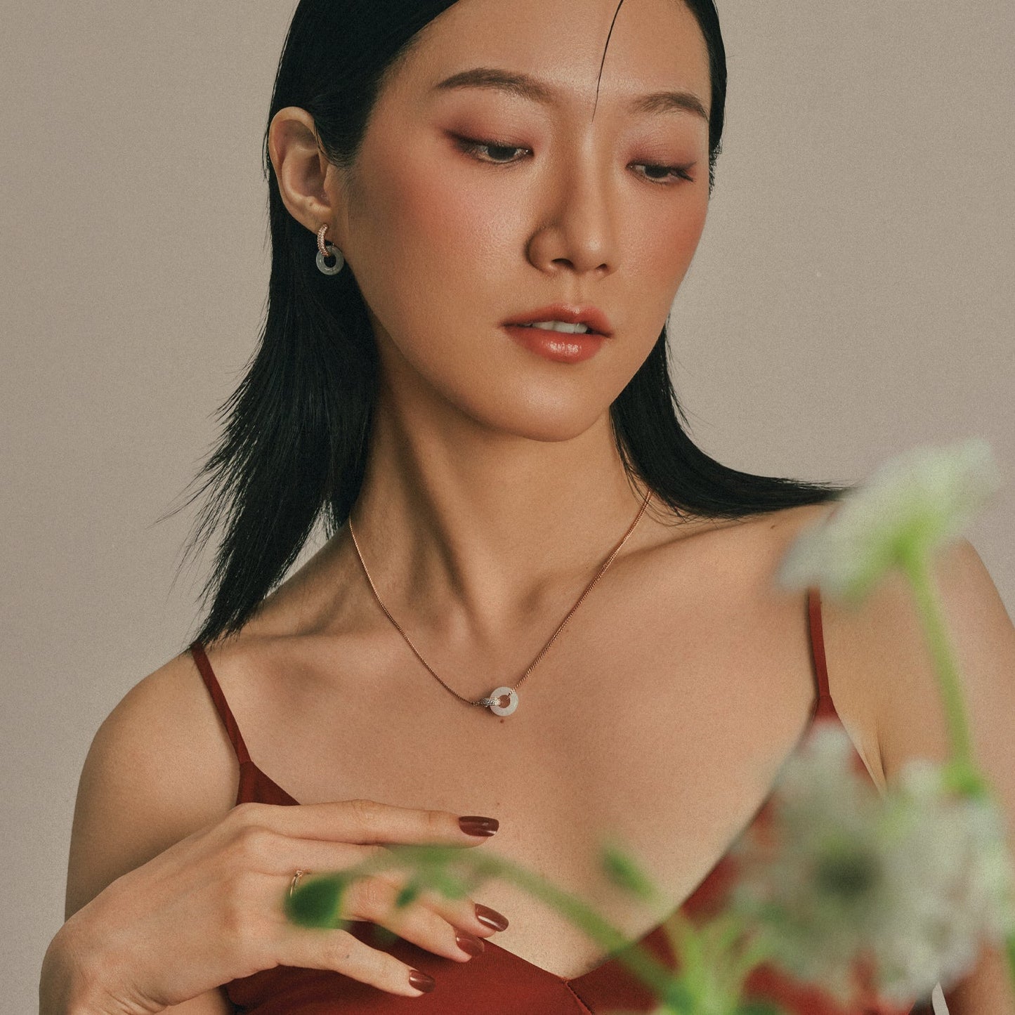 Rose Gold Eternal Necklace