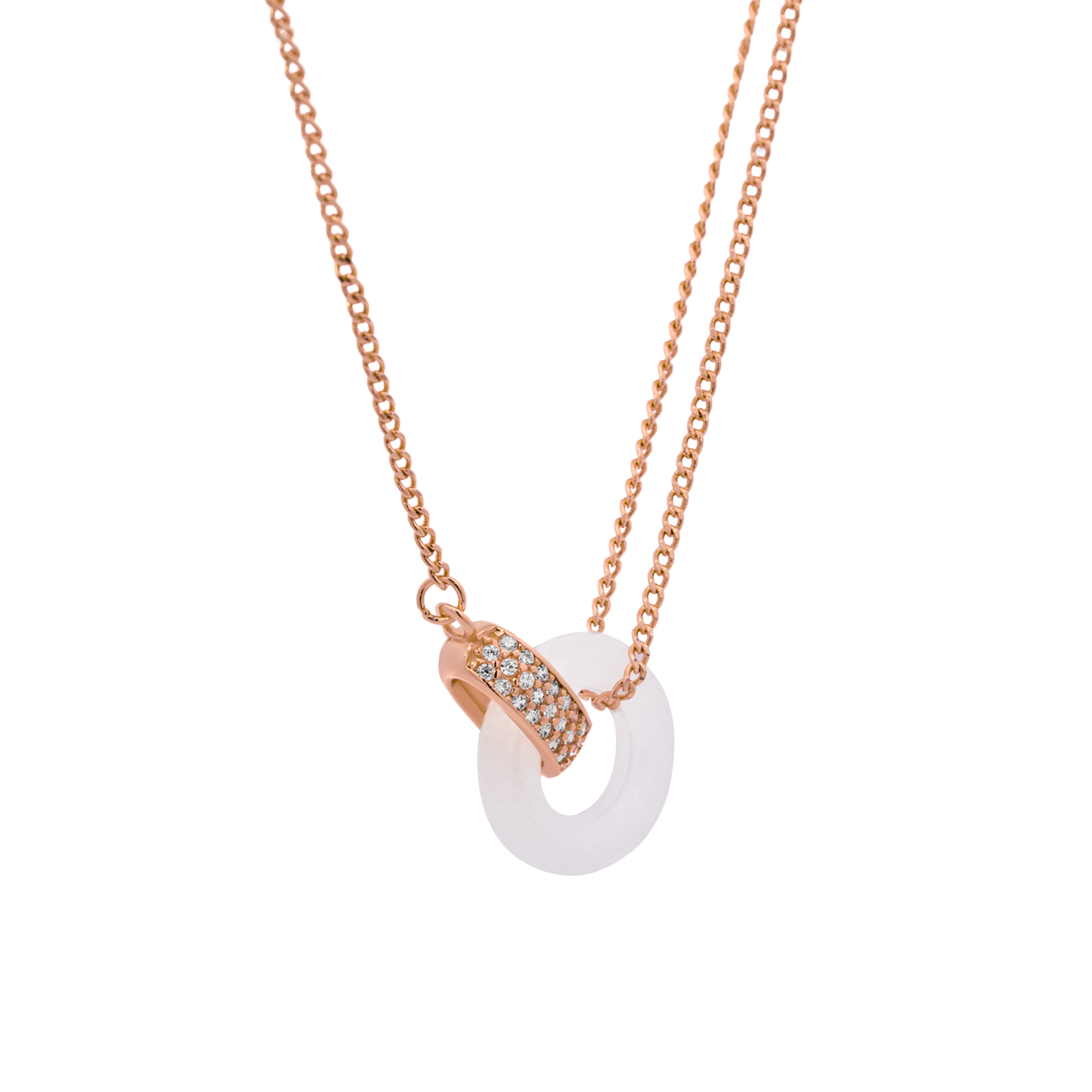 Rose Gold Eternal Necklace