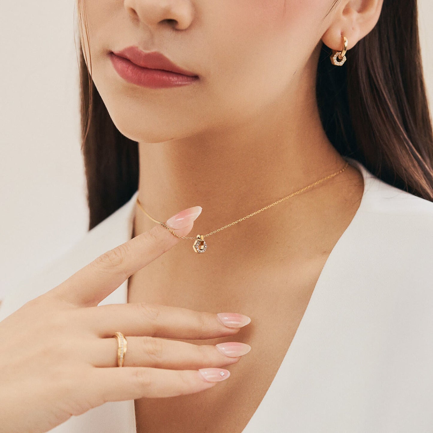 Gold Sia Necklace