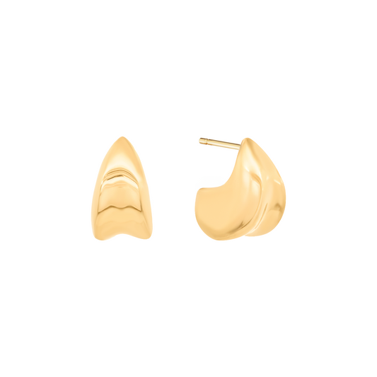 Gold Parabola Earrings