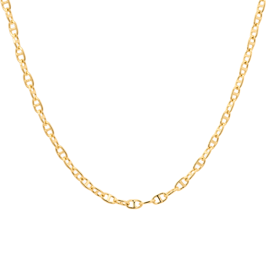 Gold Mariner Chain Necklace